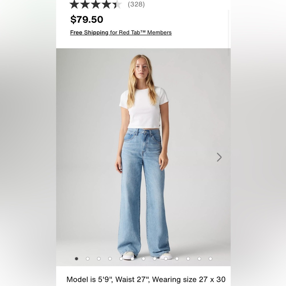 NWT Levi’s Cinch Baggy Jeans